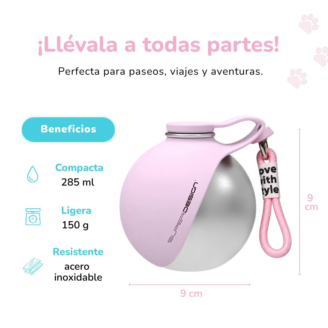 Botella de Agua para Perros