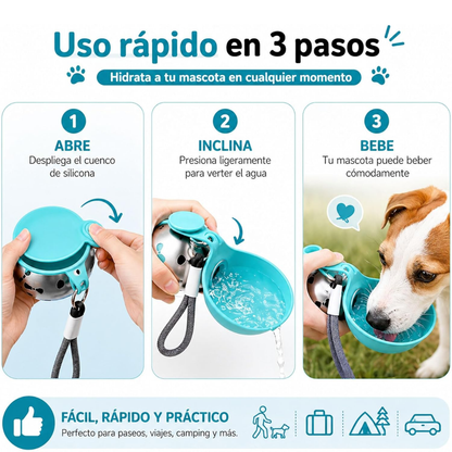 Botella de Agua para Perros.